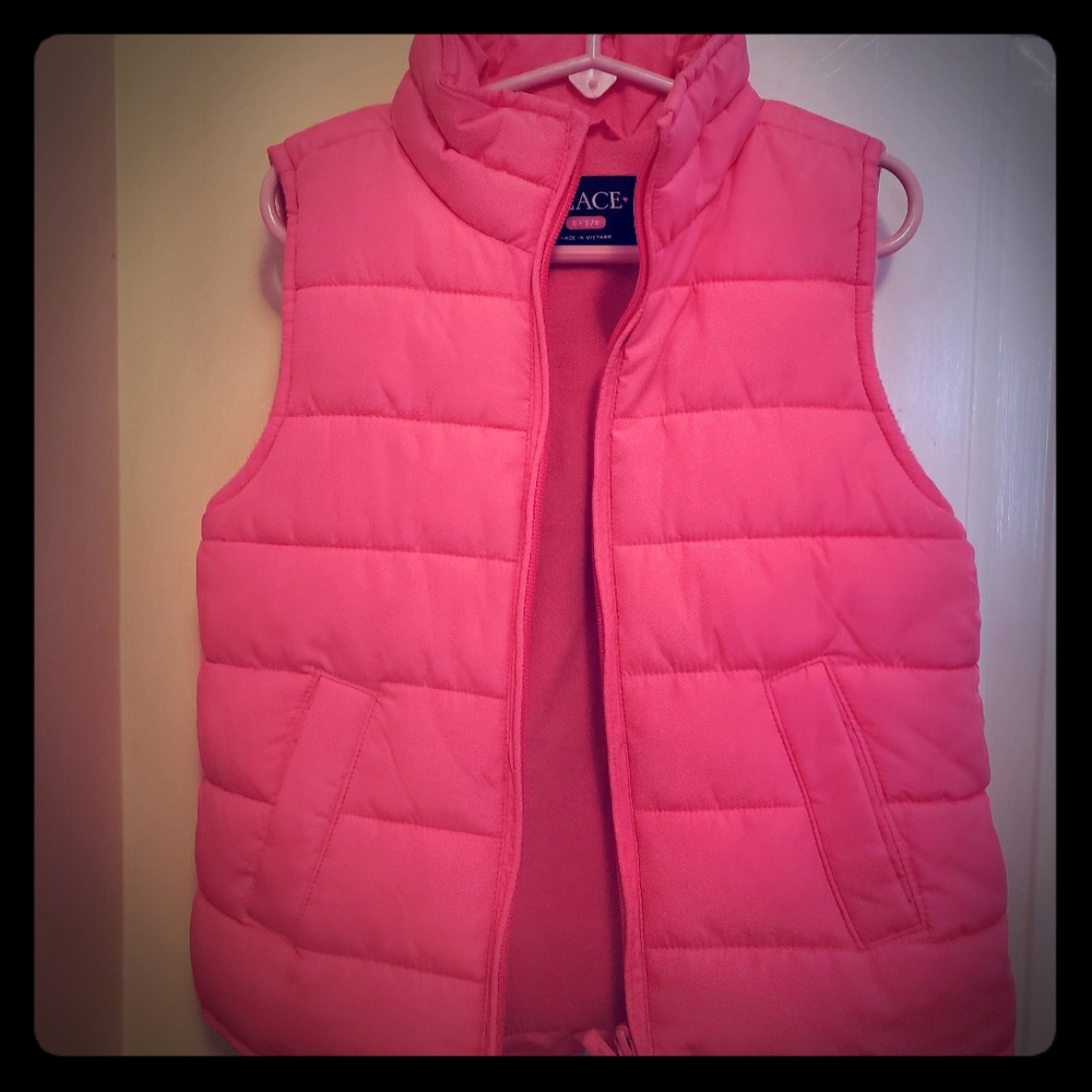 Hot Pink Puffer Vest